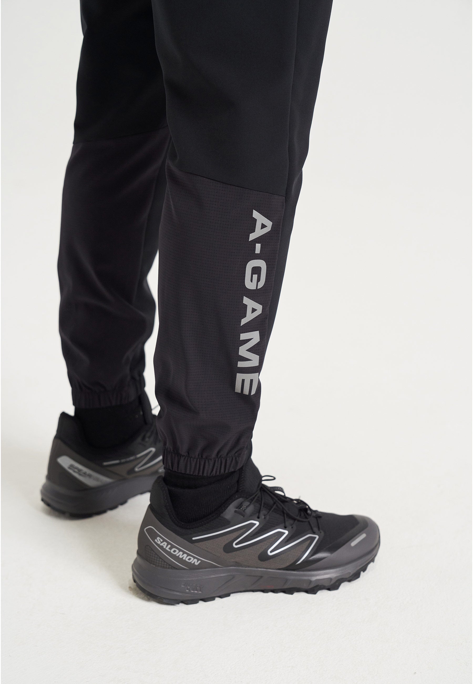 MENS A-GAME CUFFED TRAINING PANTS - BLACK