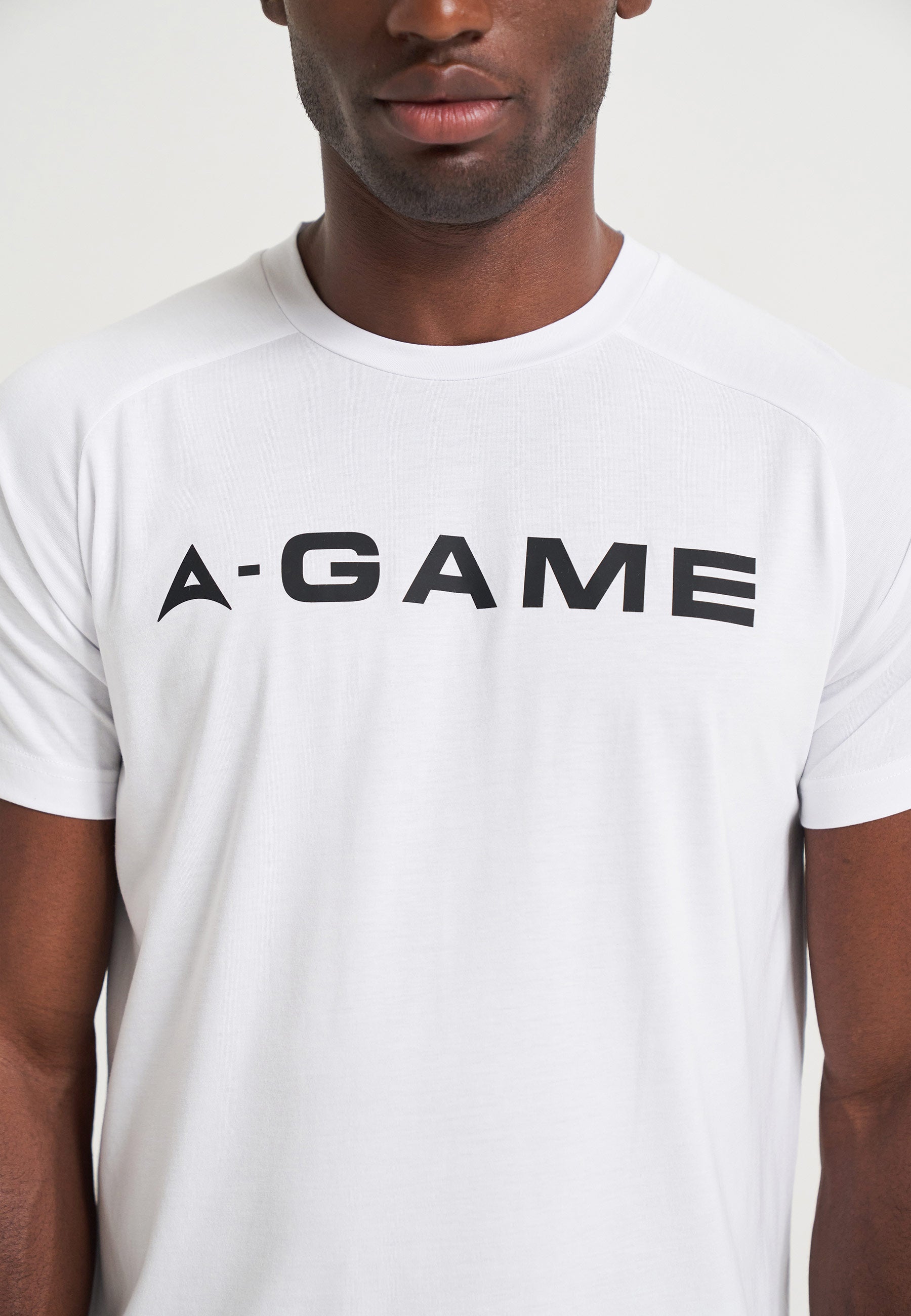 MENS BRING YOUR A-GAME GRAPHIC LOGO T-SHIRT - WHITE