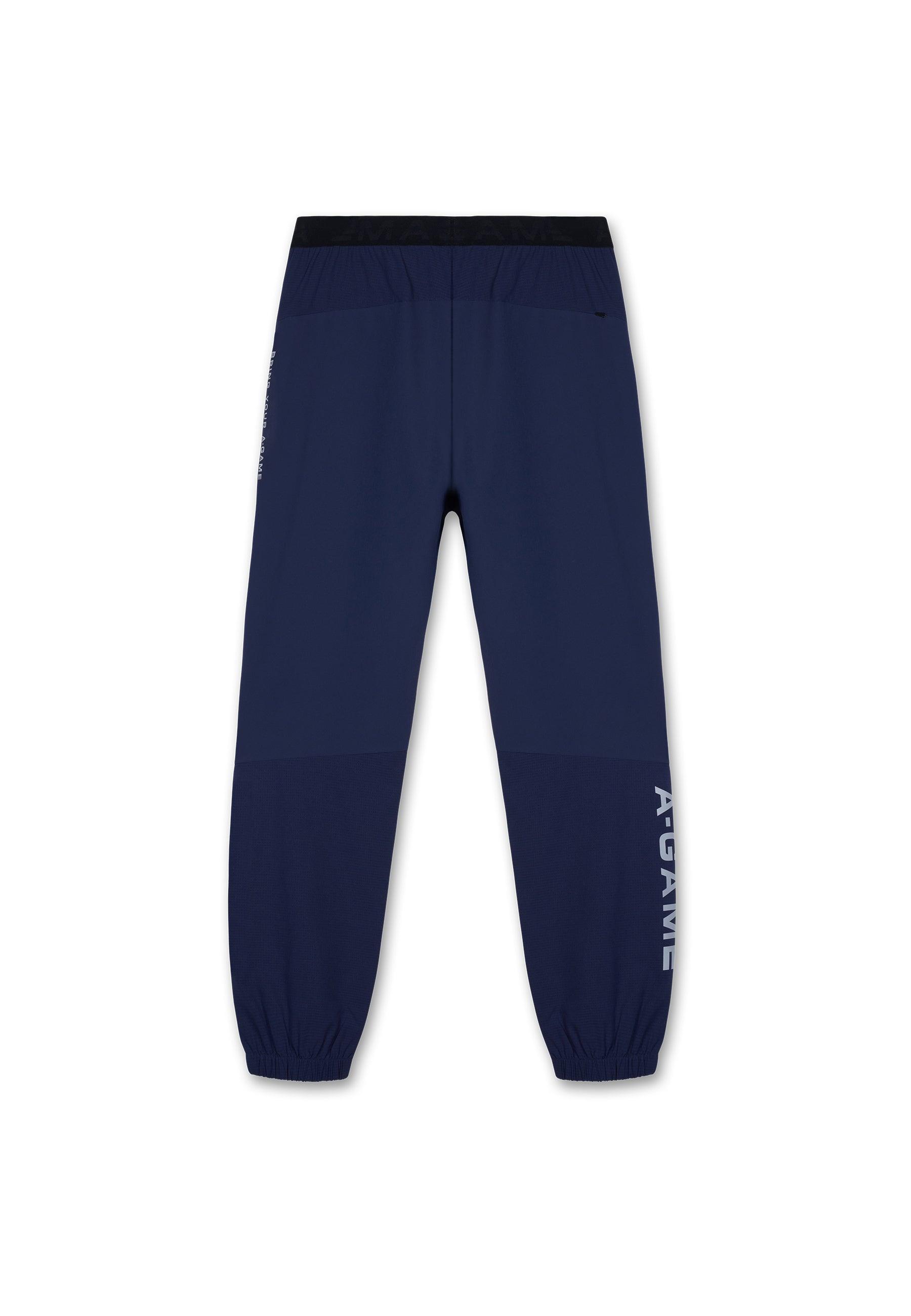 MENS A-GAME CUFFED TRAINING PANTS - NAVY