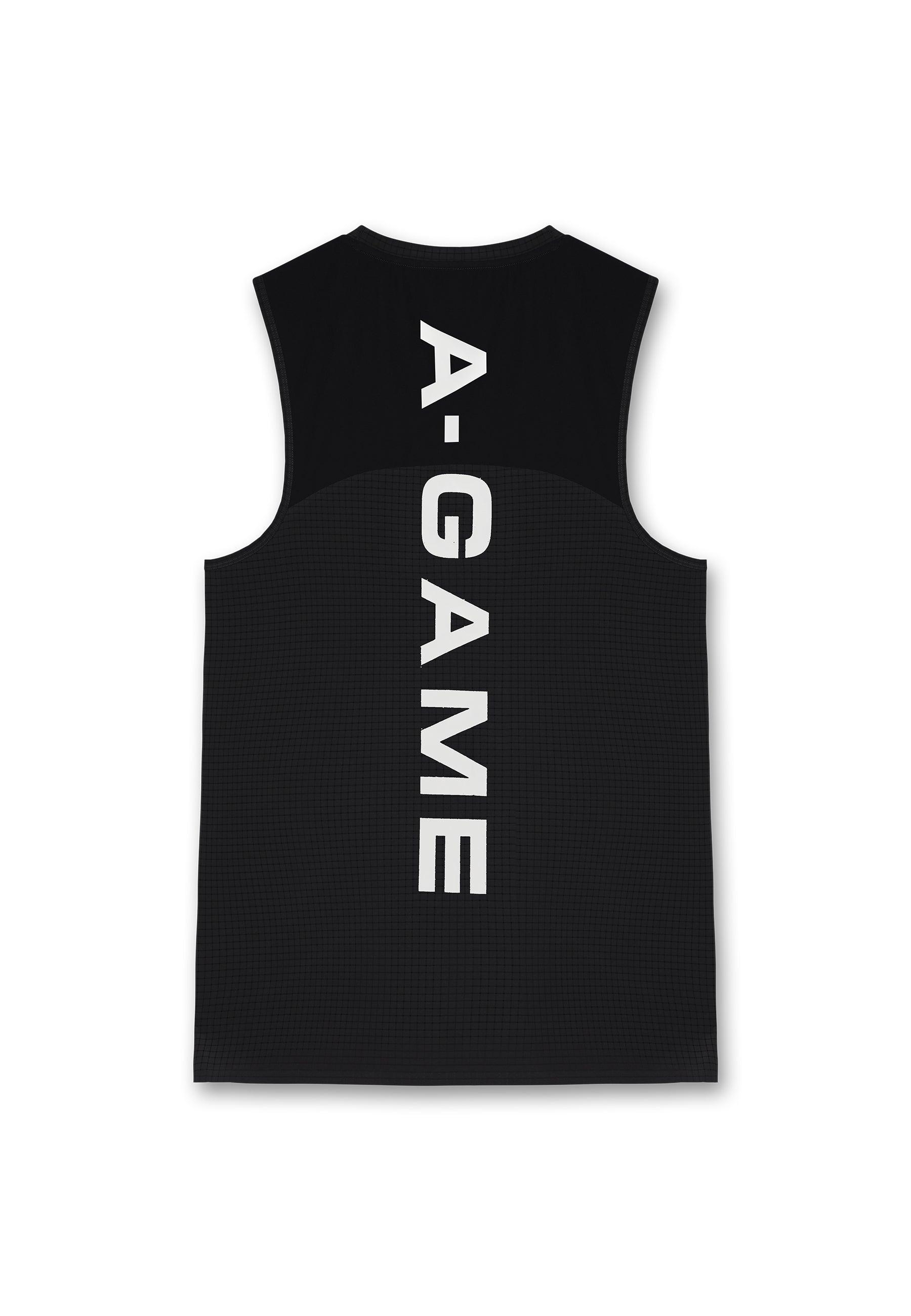 MENS A-GAME MESH TRAINING VEST - BLACK