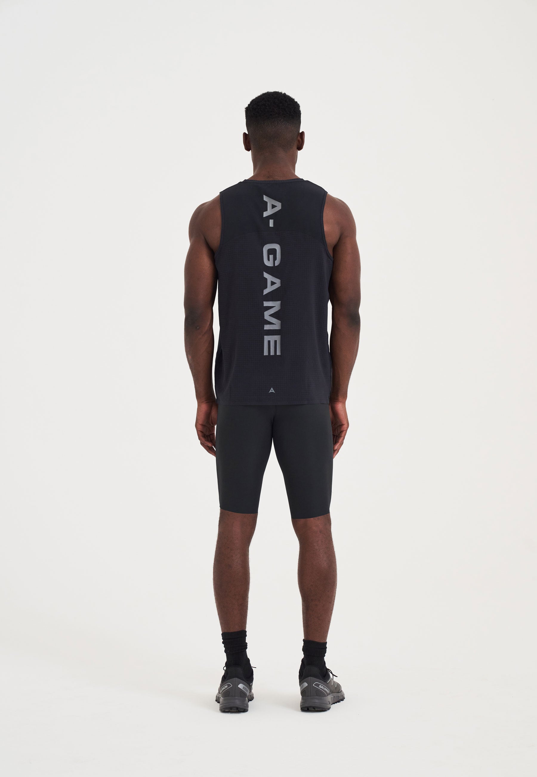 MENS A-GAME MESH TRAINING VEST - BLACK