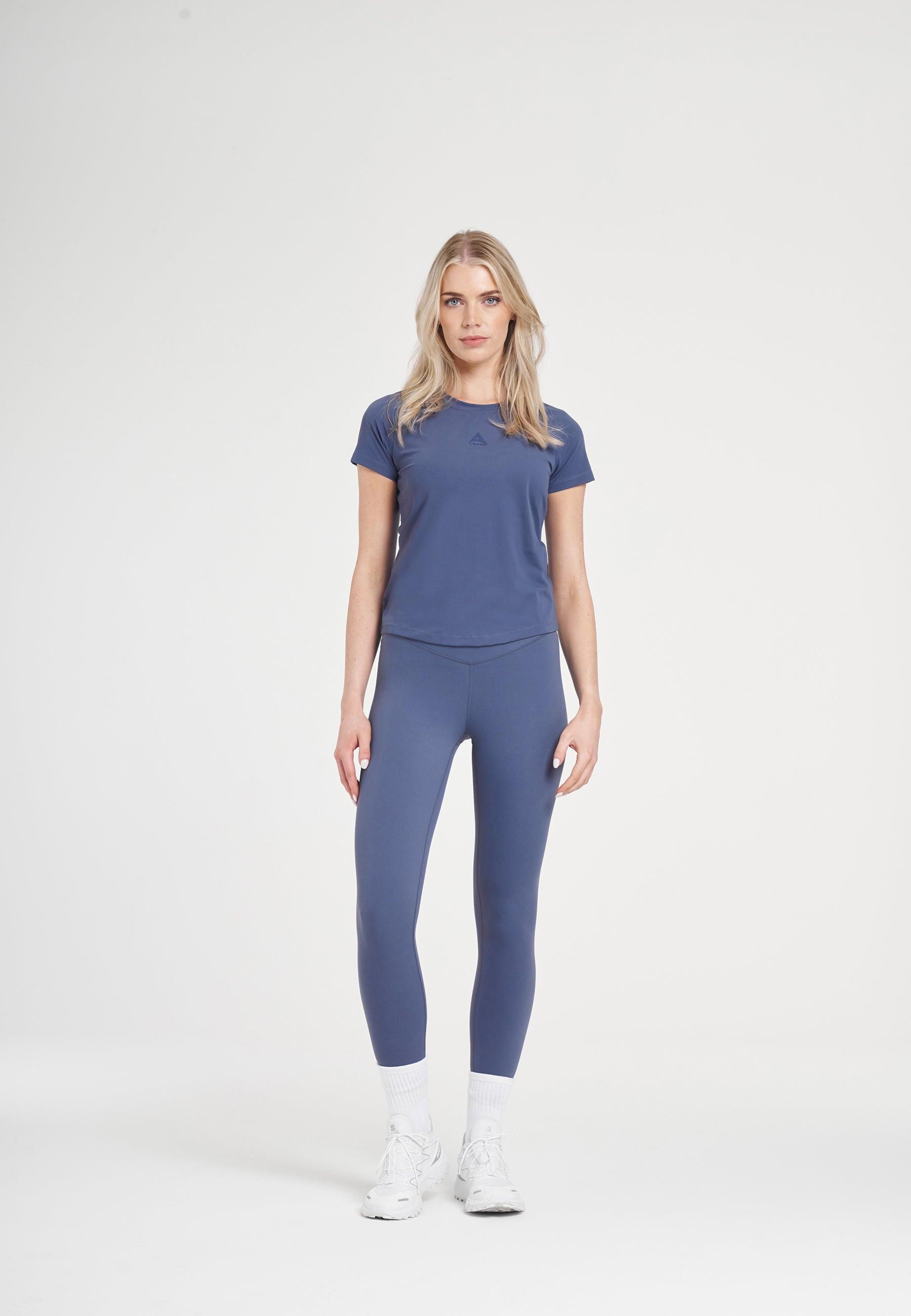 WOMENS A-GAME SHORT SLEEVE TRAINING T-SHIRT - BLUE