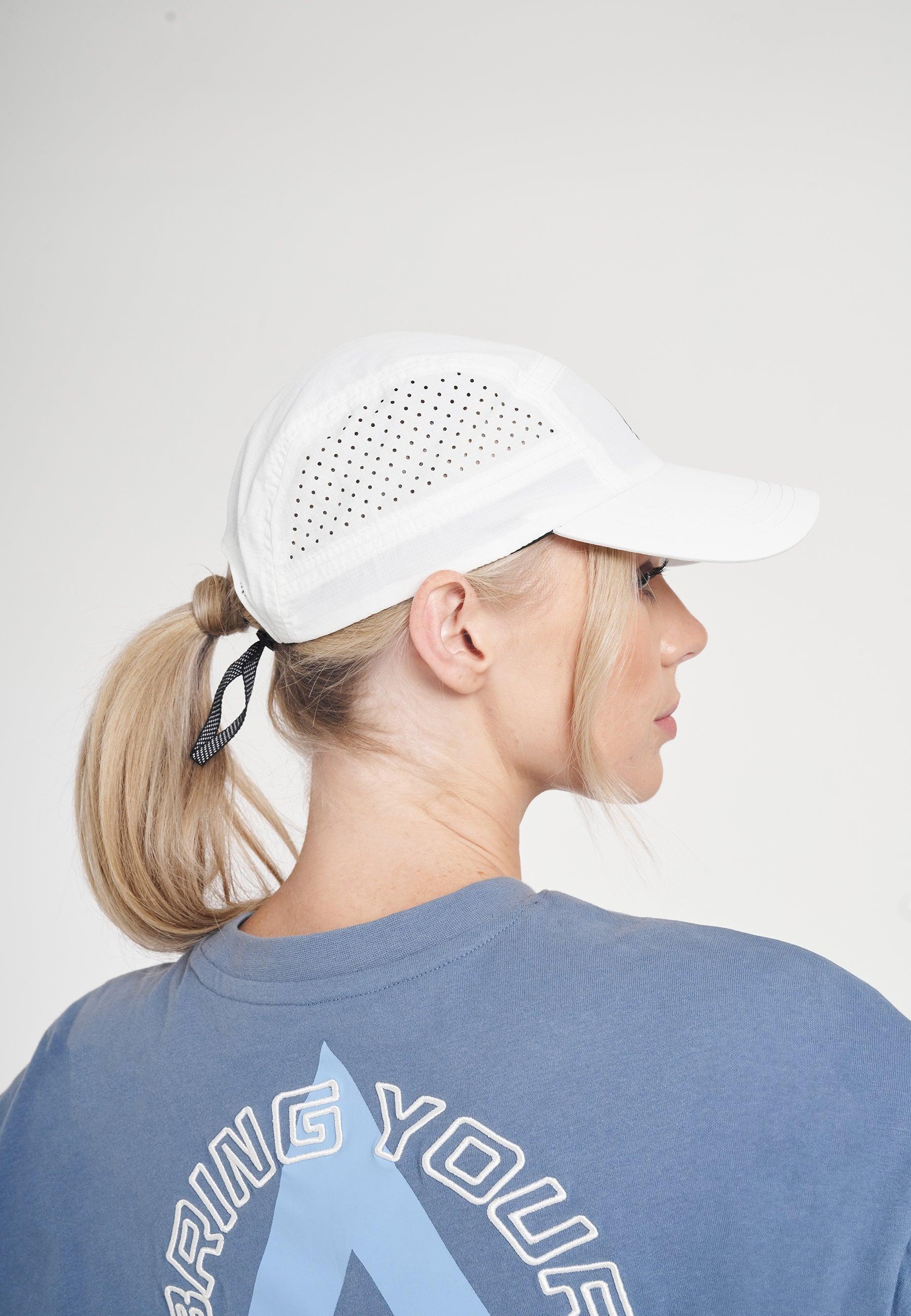UNISEX A-GAME PERFORMANCE RUNNING CAP - WHITE