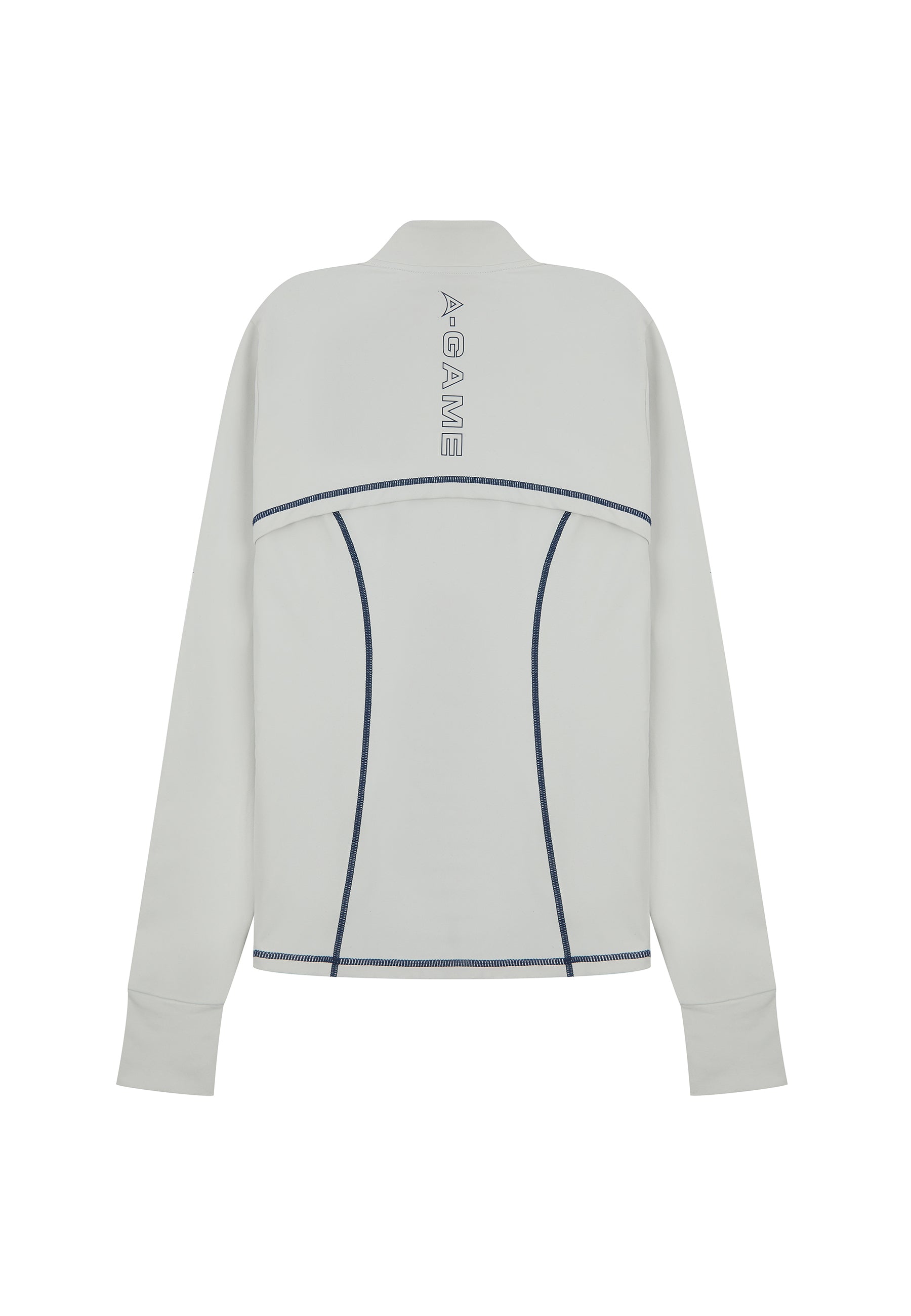 WOMENS A-GAME FITTED THERMAL FLEECE - GREY