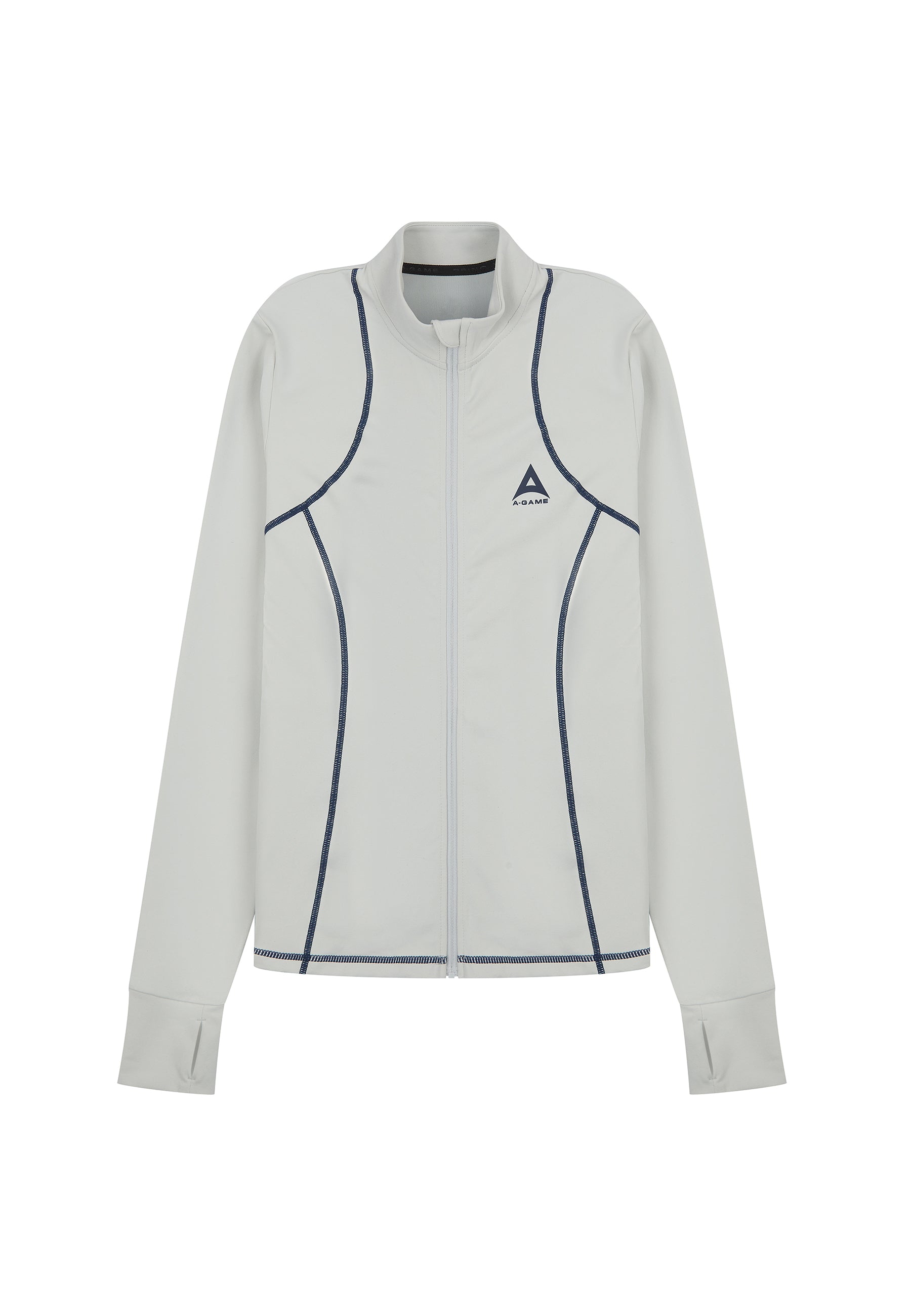 WOMENS A-GAME FITTED THERMAL FLEECE - GREY