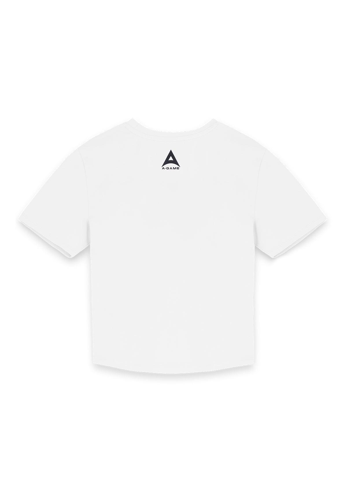 WOMENS A-GAME BRING YOUR A-GAME SHORT SLEEVE T-SHIRT - WHITE
