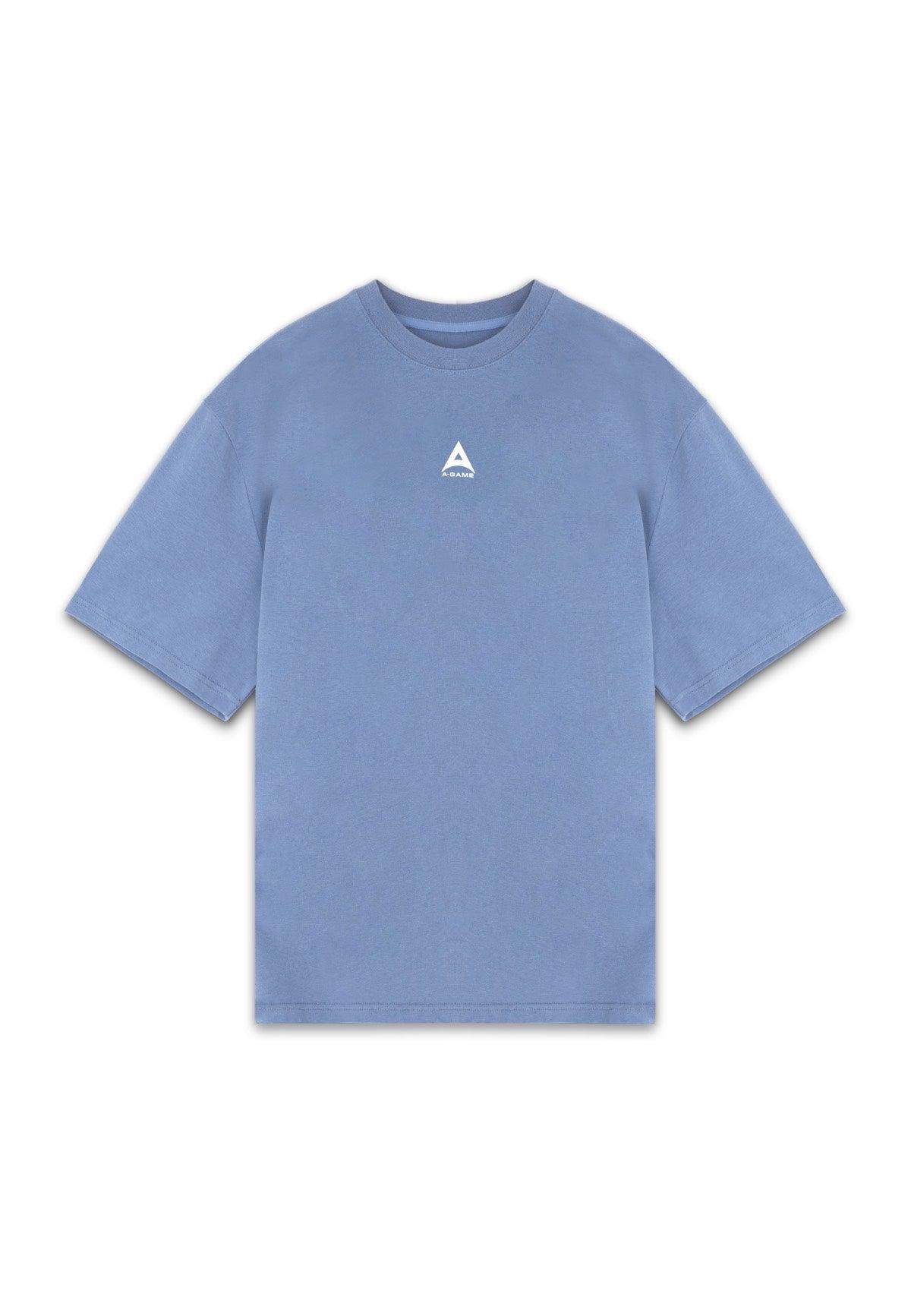 WOMENS A-GAME STAR GRAPHIC RELAXED T-SHIRT - ELEMENTAL BLUE
