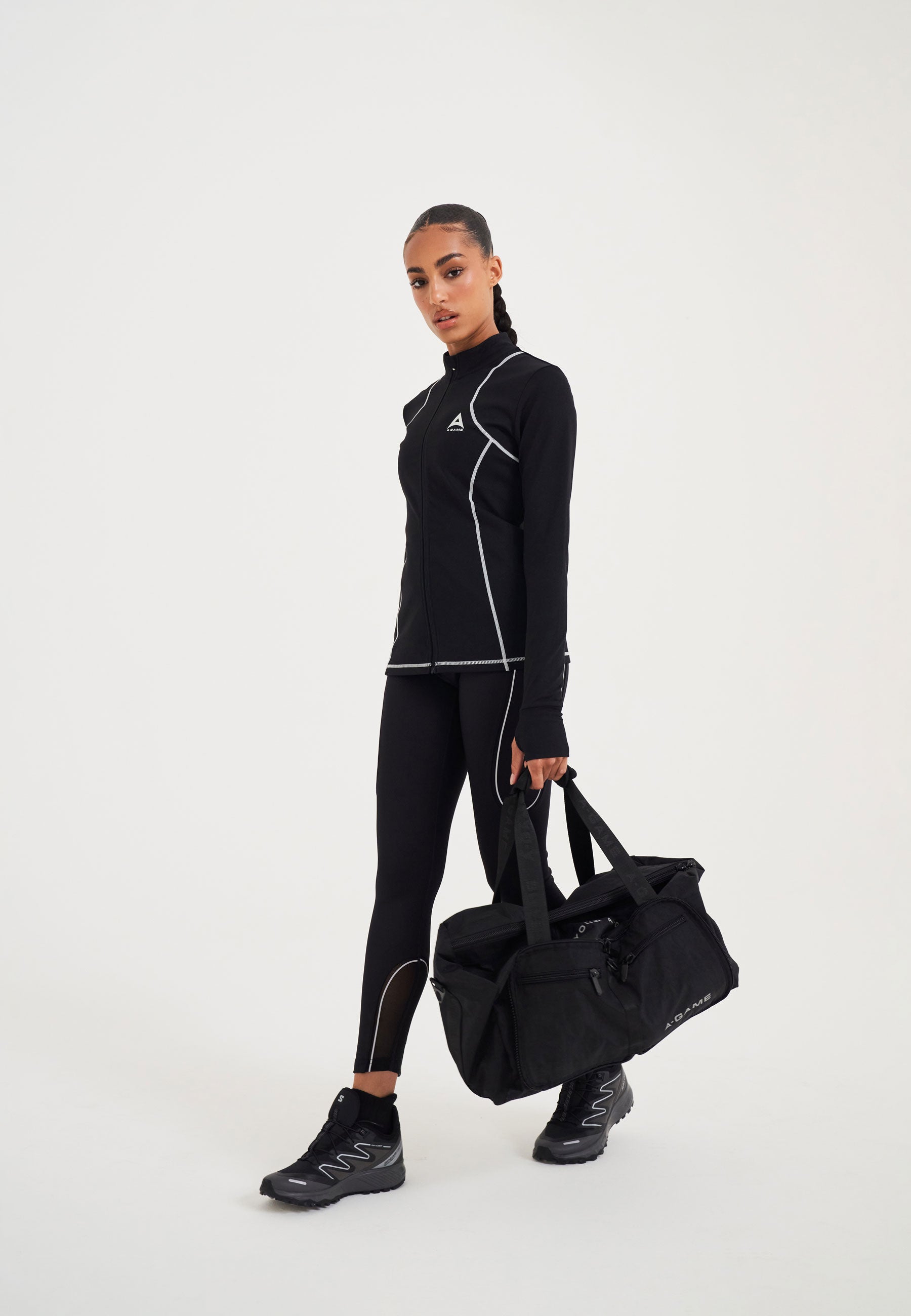 A-GAME PACKABLE GYM BAG - BLACK