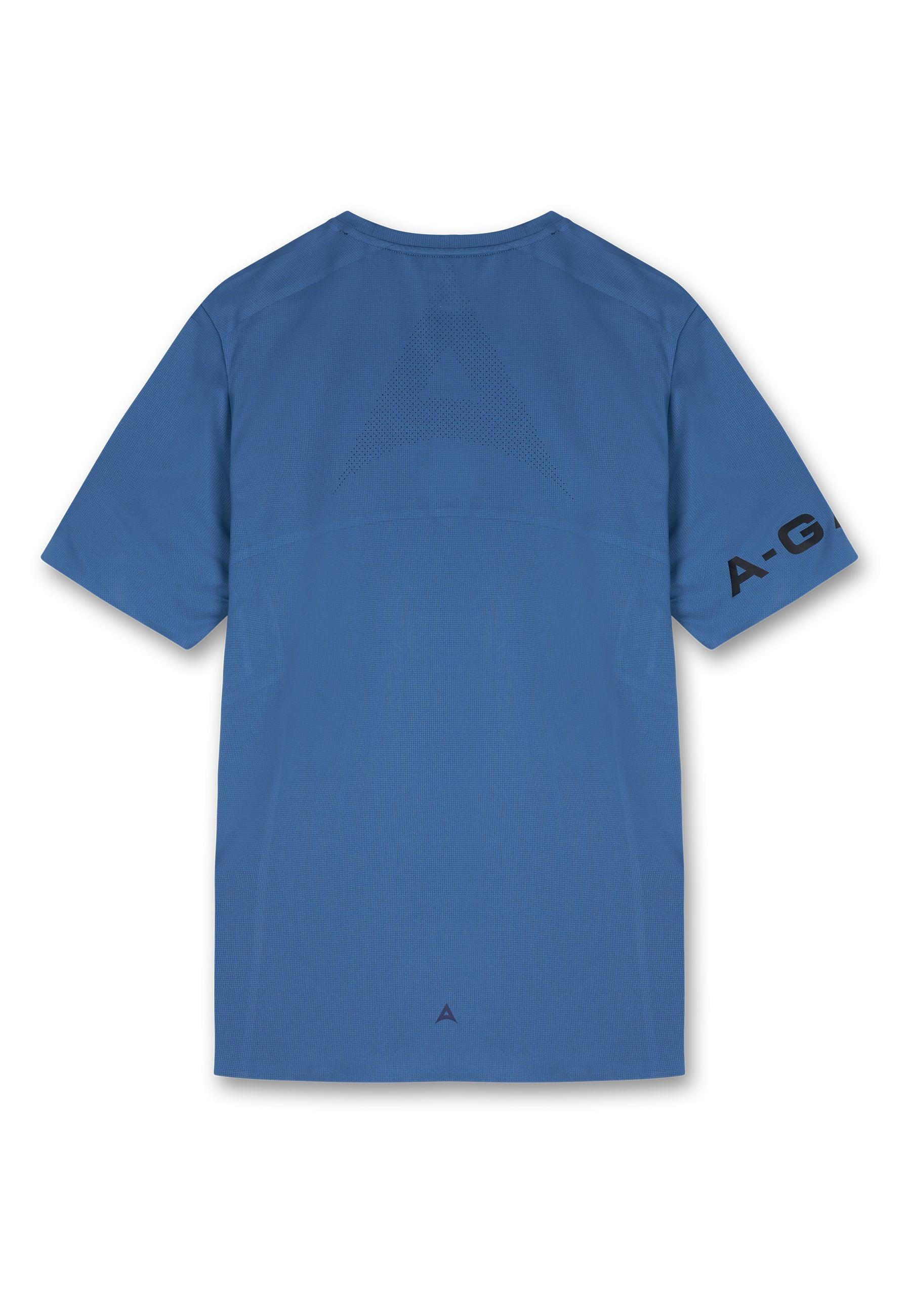 MENS A-GAME PERFORMANCE TRAINING T-SHIRT - OCEAN BLUE