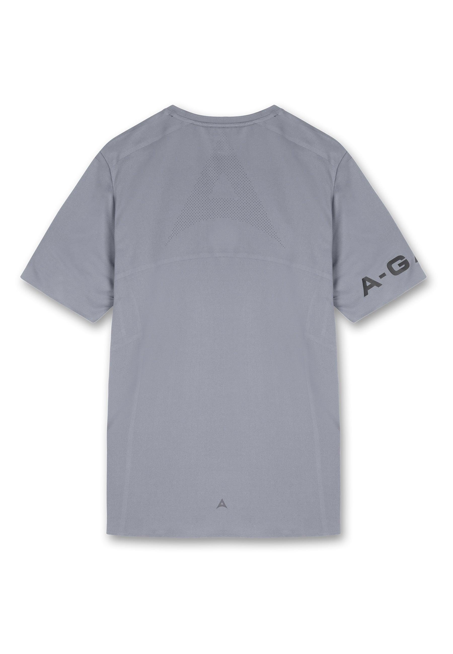 MENS A-GAME PERFORMANCE TRAINING T-SHIRT - STEEL GREY