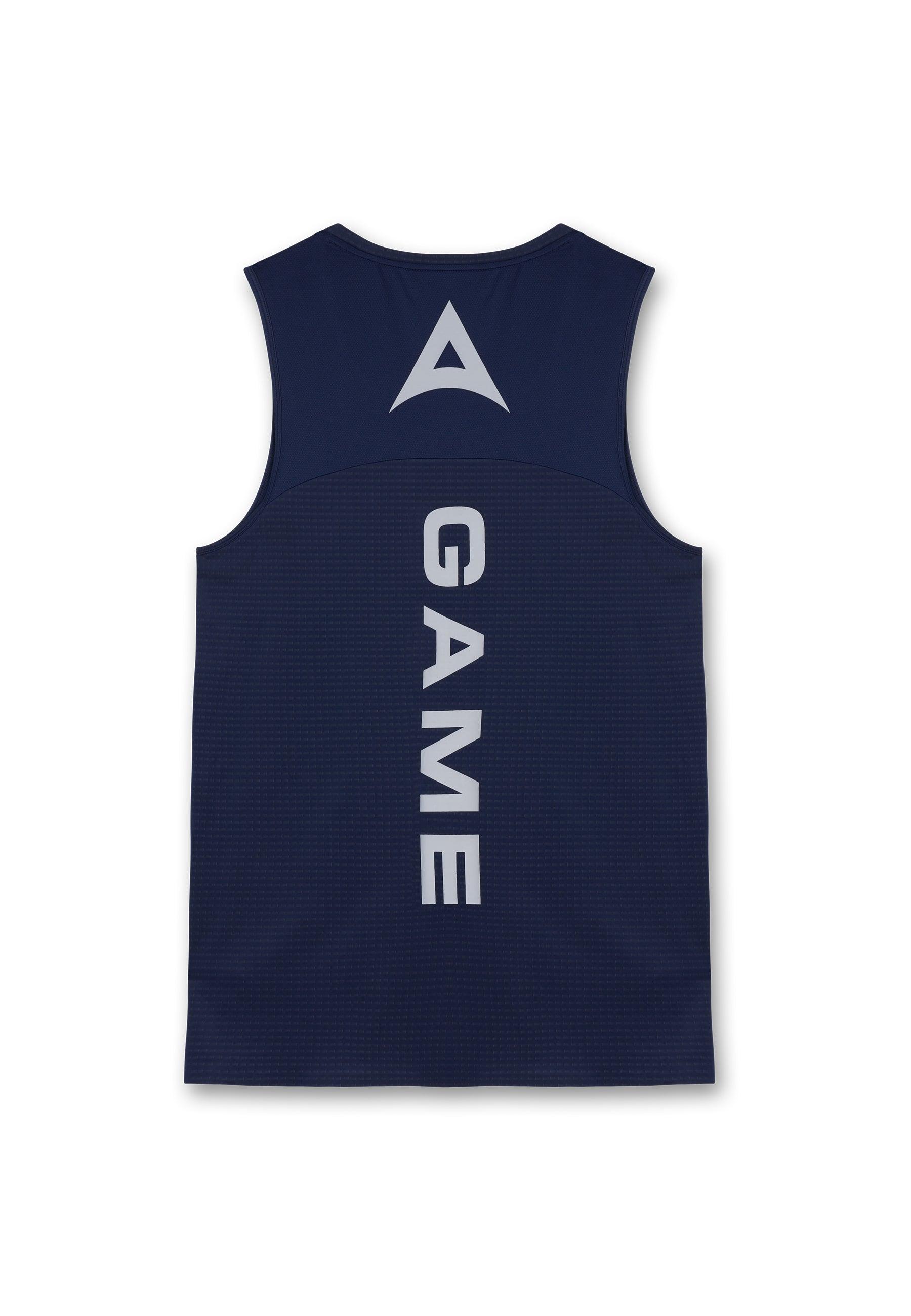 MENS A-GAME TRAINING TANK TOP - NAVY