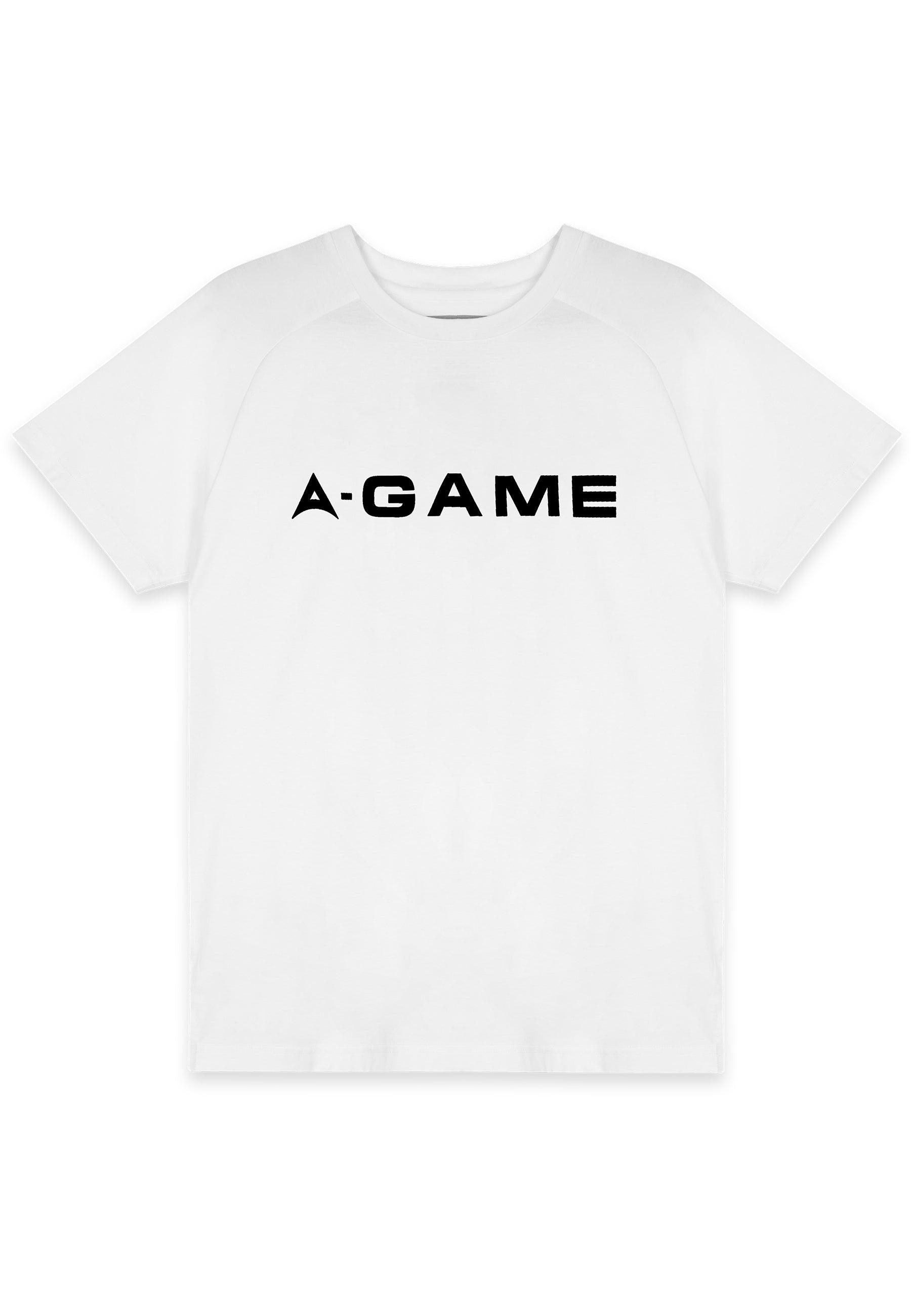 MENS BRING YOUR A-GAME GRAPHIC LOGO T-SHIRT - WHITE