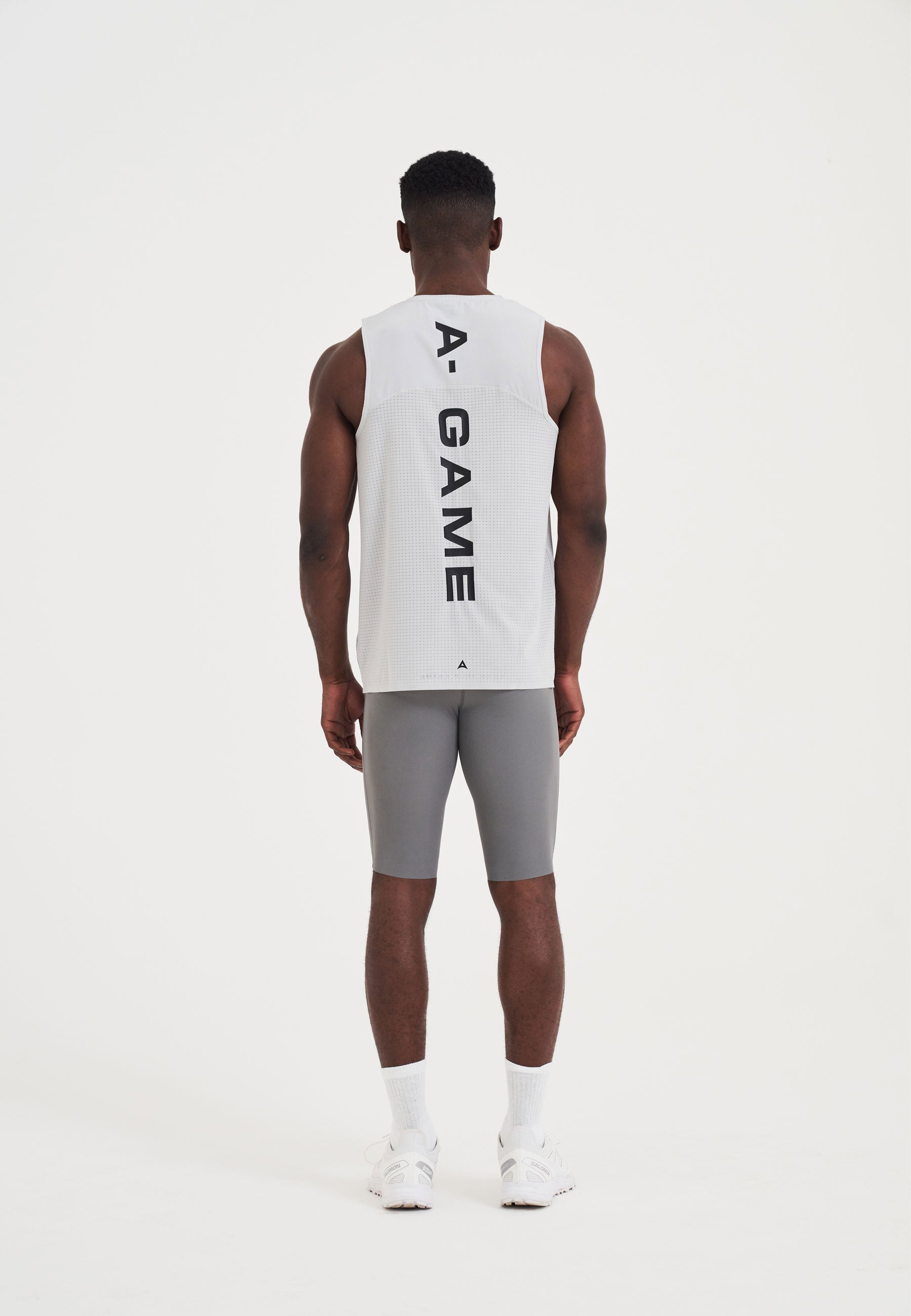MENS A-GAME MESH TRAINING VEST - GREY