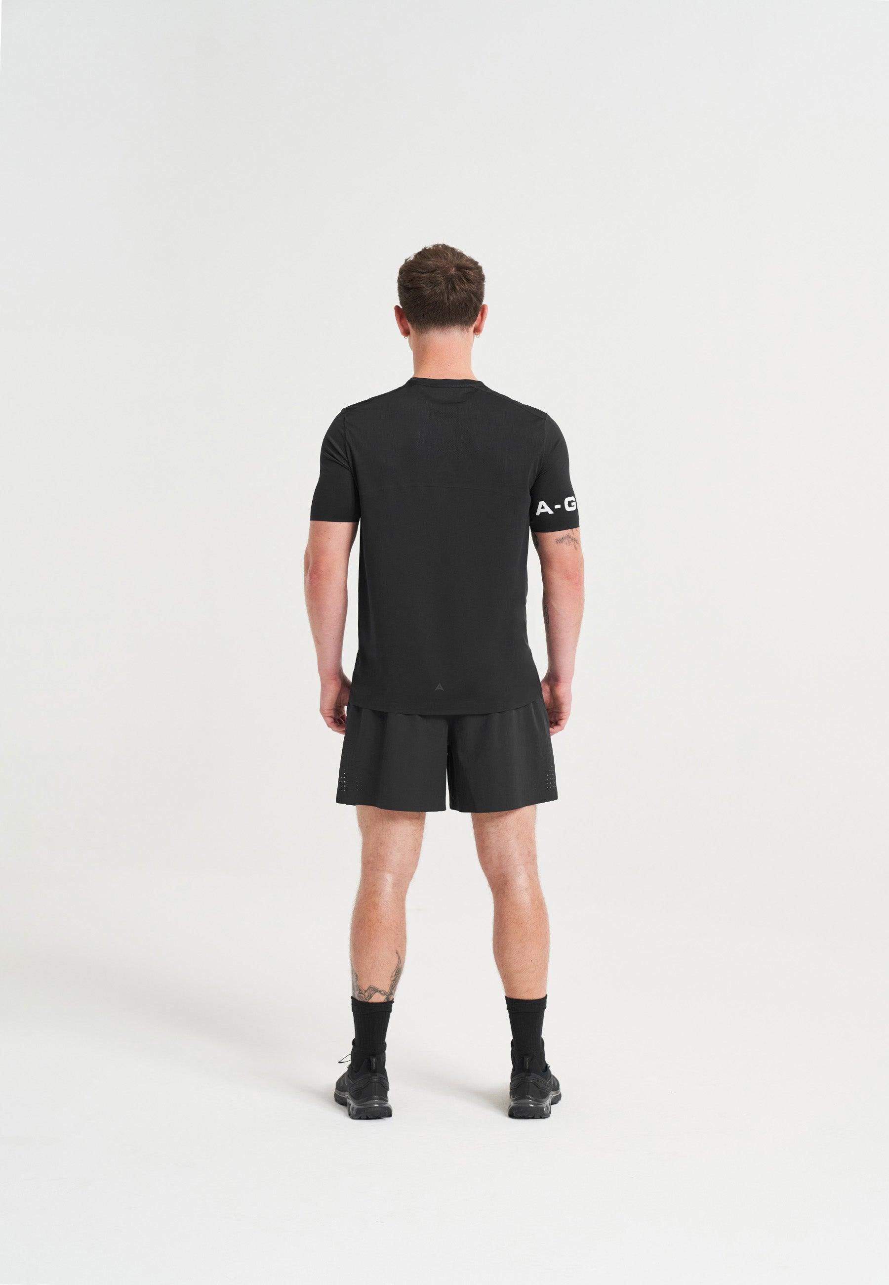 MENS A-GAME TRAINING SHORTS - BLACK