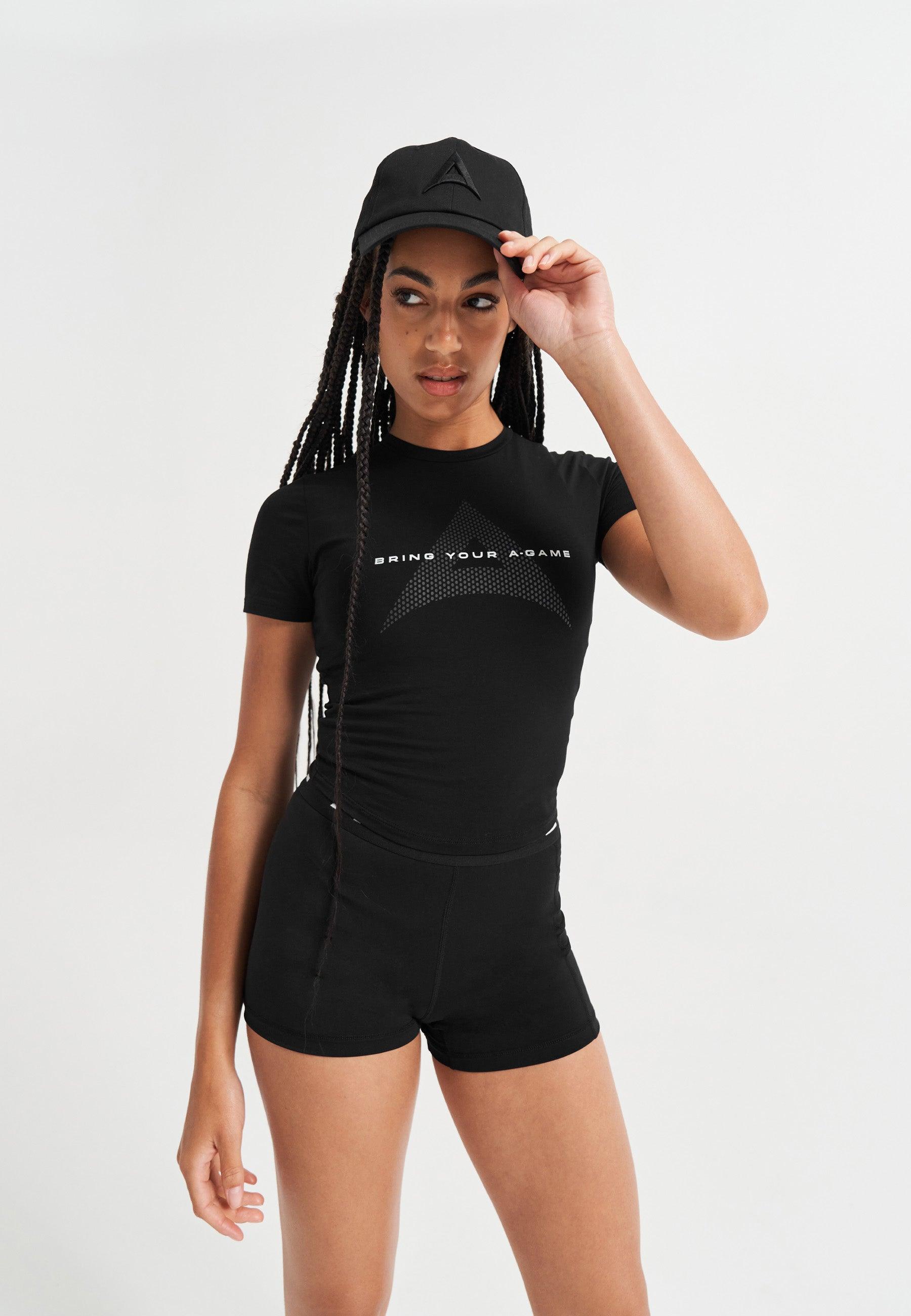 ‍UNISEX A-GAME ICON LOGO CAP - BLACK (100% off)