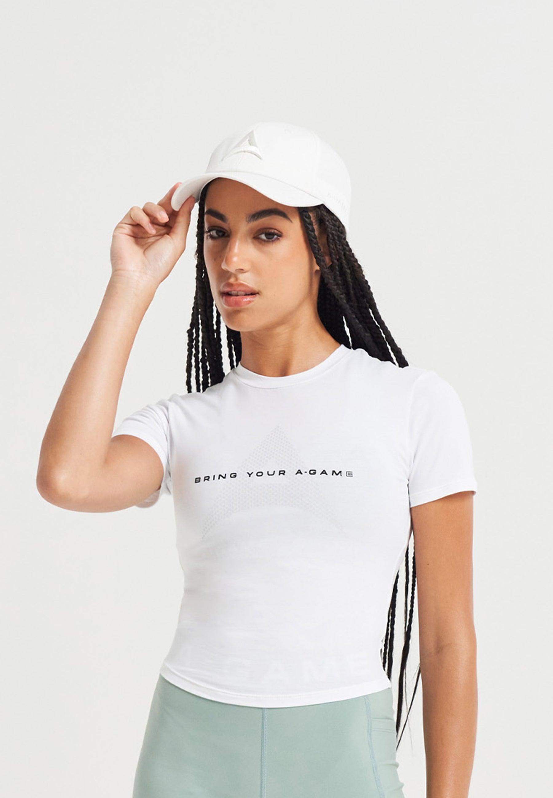 UNISEX A-GAME ICON LOGO CAP - WHITE