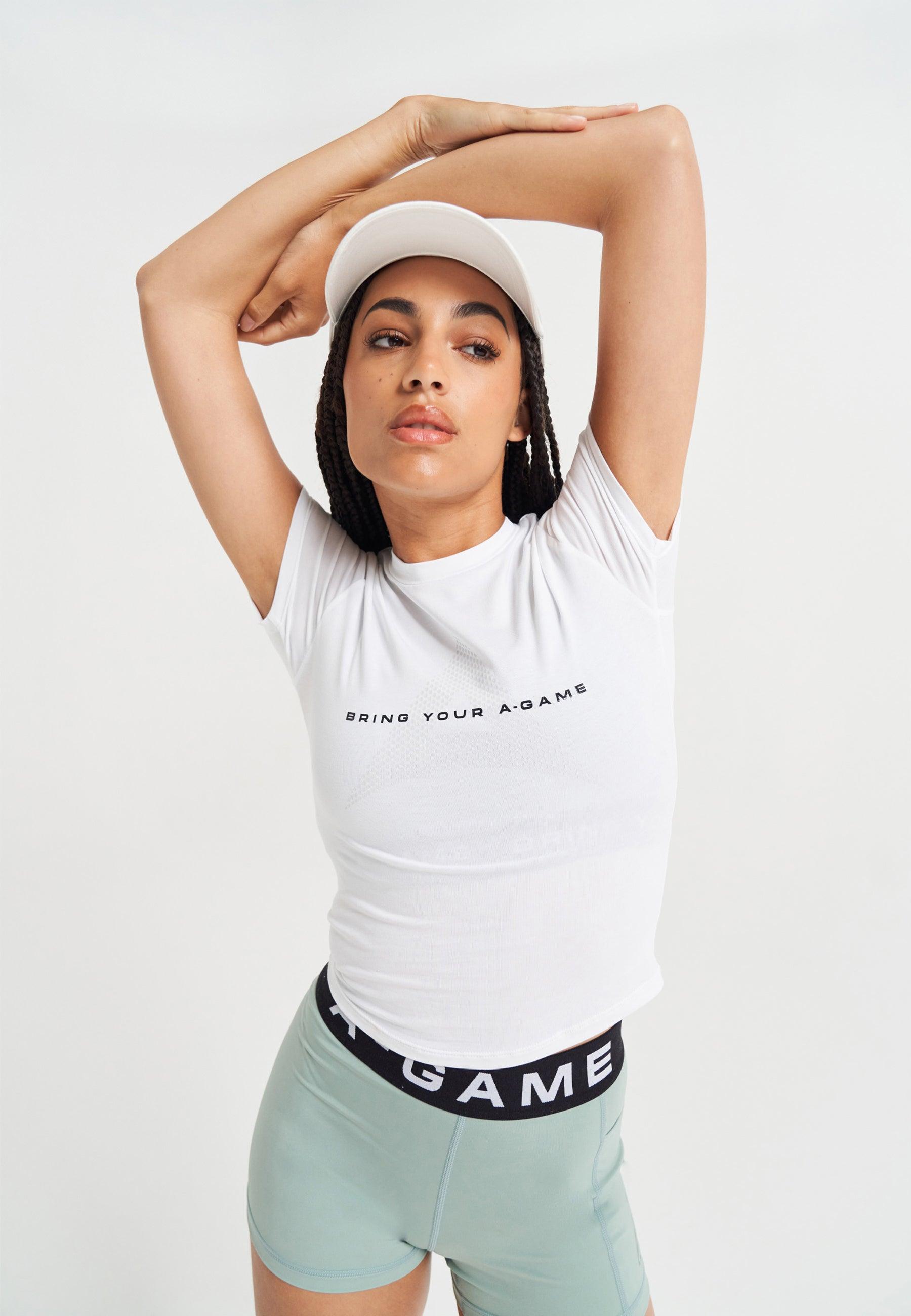 UNISEX A-GAME ICON LOGO CAP - WHITE