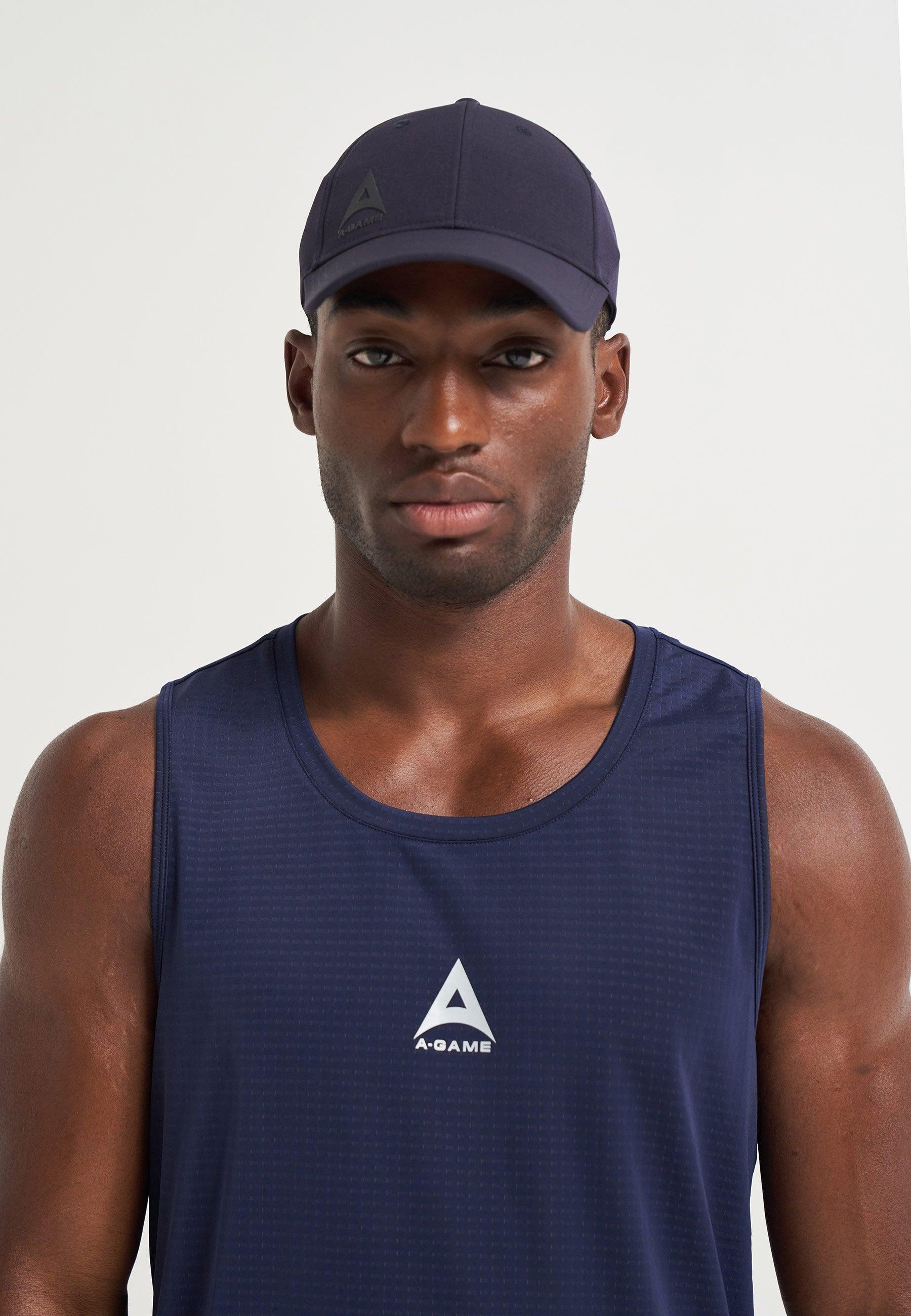 UNISEX A-GAME SHOWERPROOF TRAINING CAP - NAVY