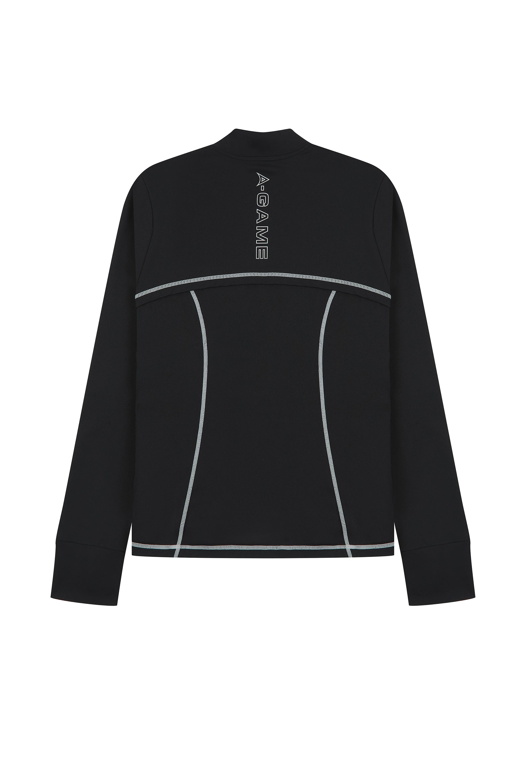 WOMENS A-GAME FITTED THERMAL FLEECE - BLACK