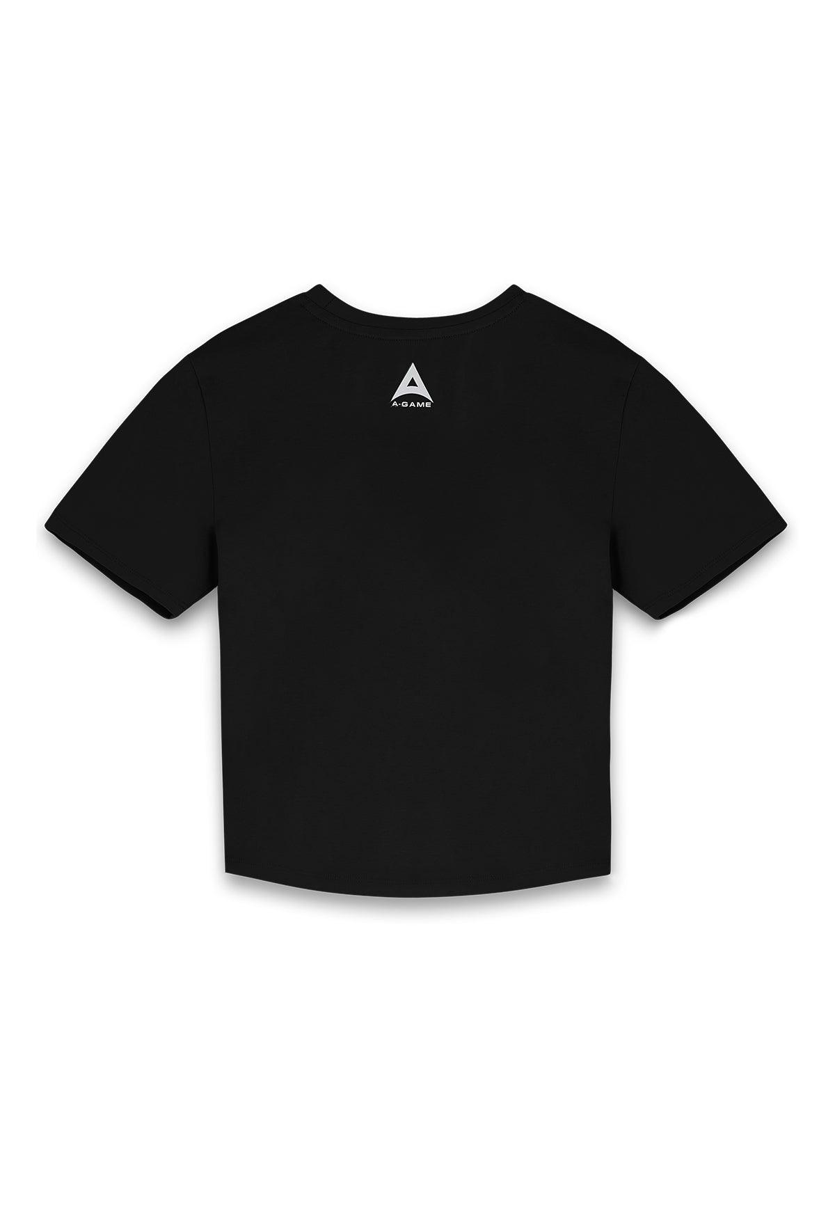 WOMENS A-GAME BRING YOUR A-GAME SHORT SLEEVE T-SHIRT - BLACK