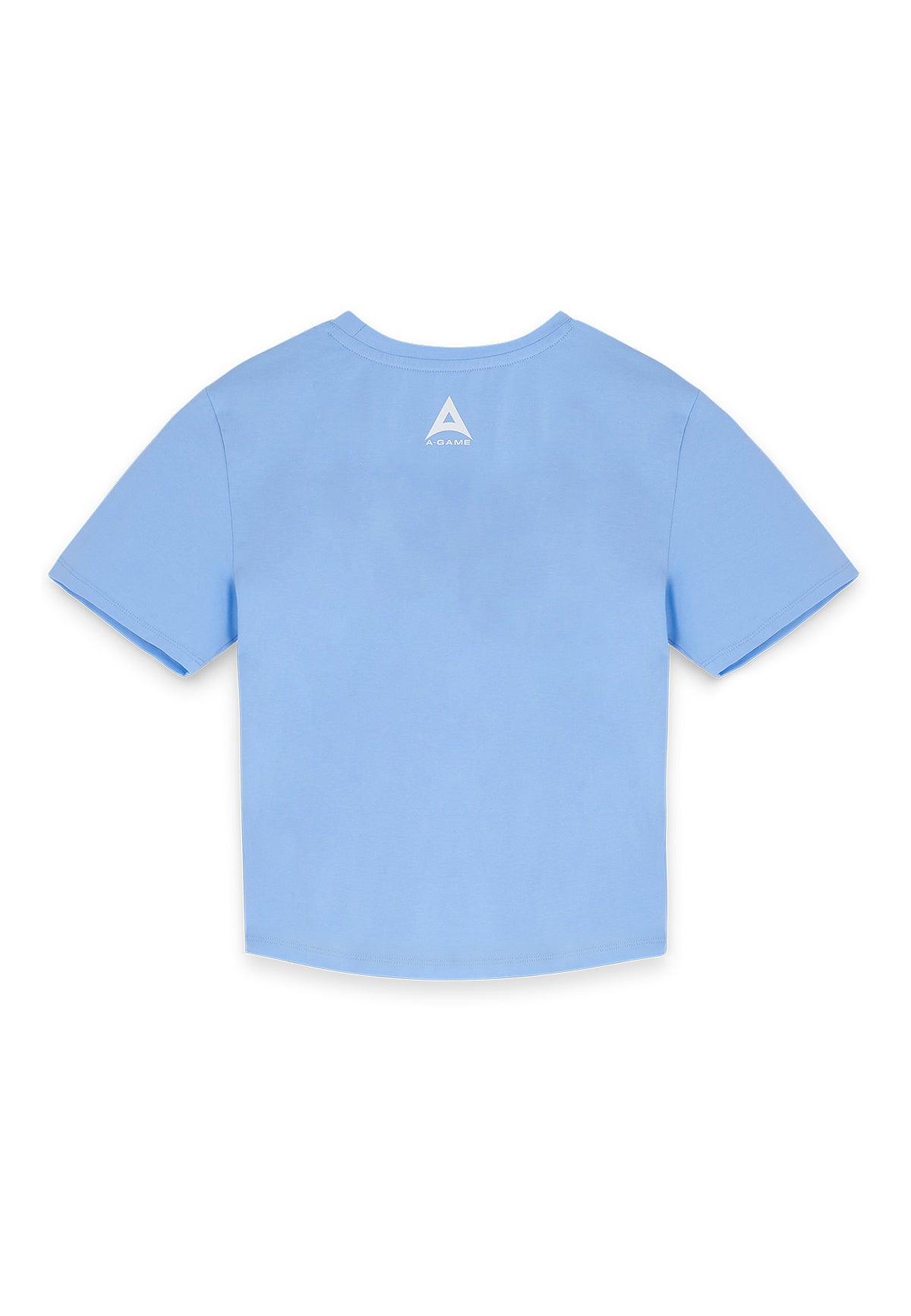 WOMENS A-GAME BRING YOUR A-GAME SHORT SLEEVE T-SHIRT - BLUE