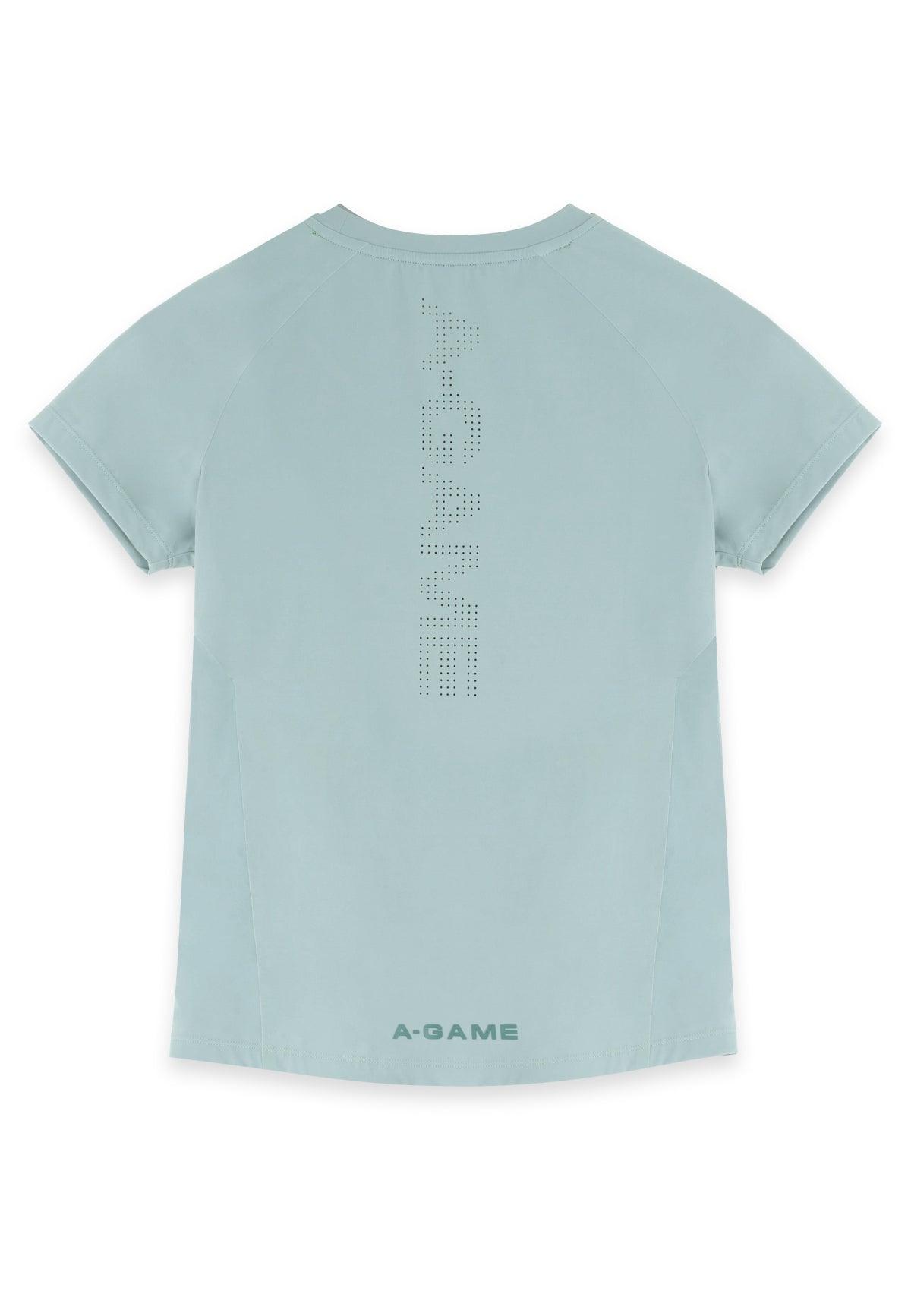 WOMENS A-GAME SHORT SLEEVE TRAINING T-SHIRT - SAGE GREEN